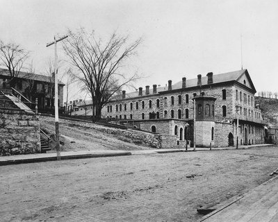 Minnesota State Prison and Warden's House, 1885