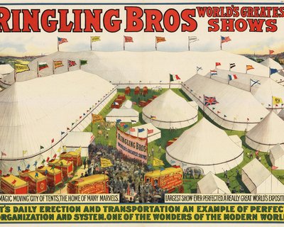Ringling Brothers ad, 1913